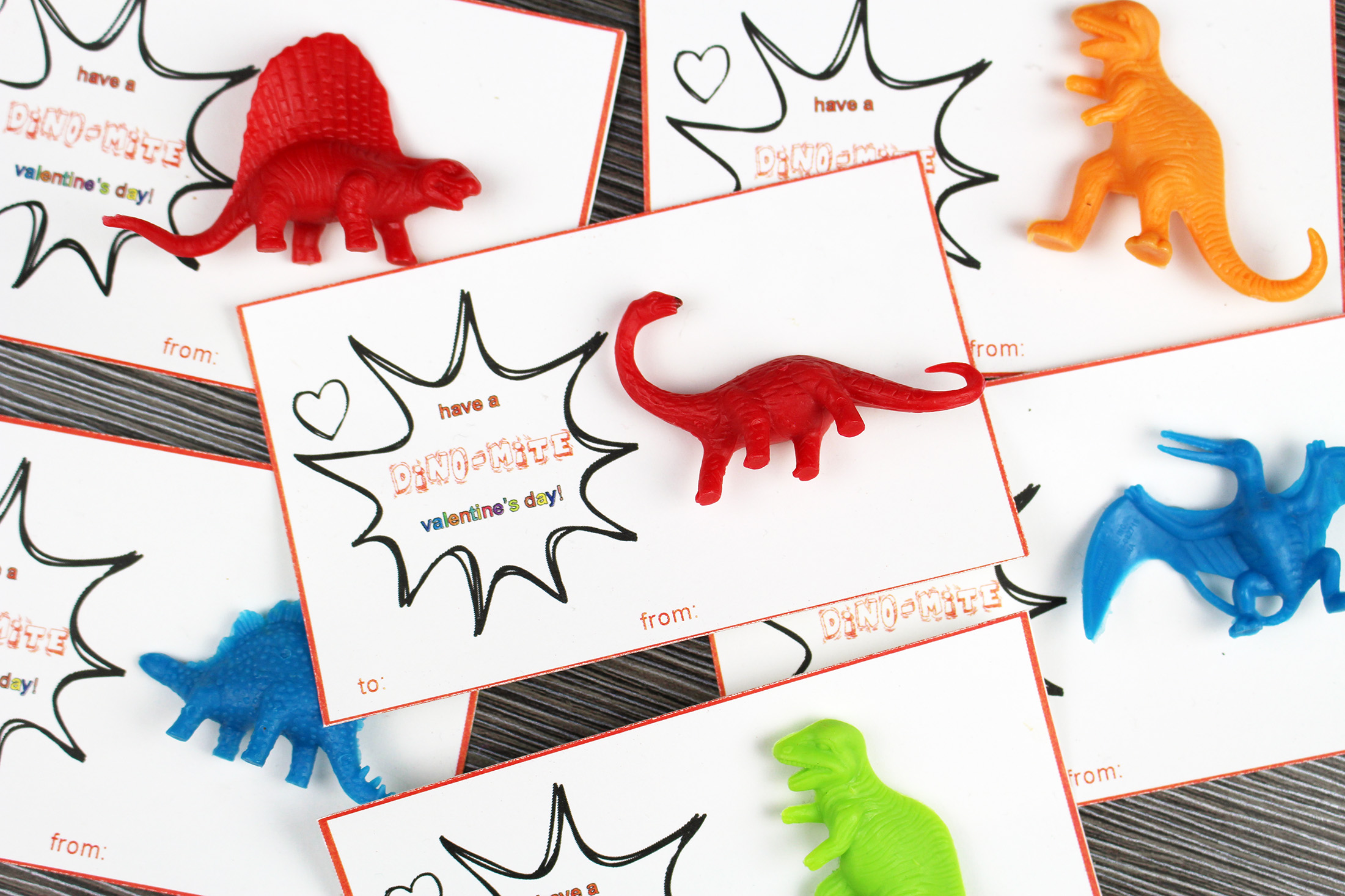 Free Printable Dinosaur Valentine's Day Cards Six Time Mommy and